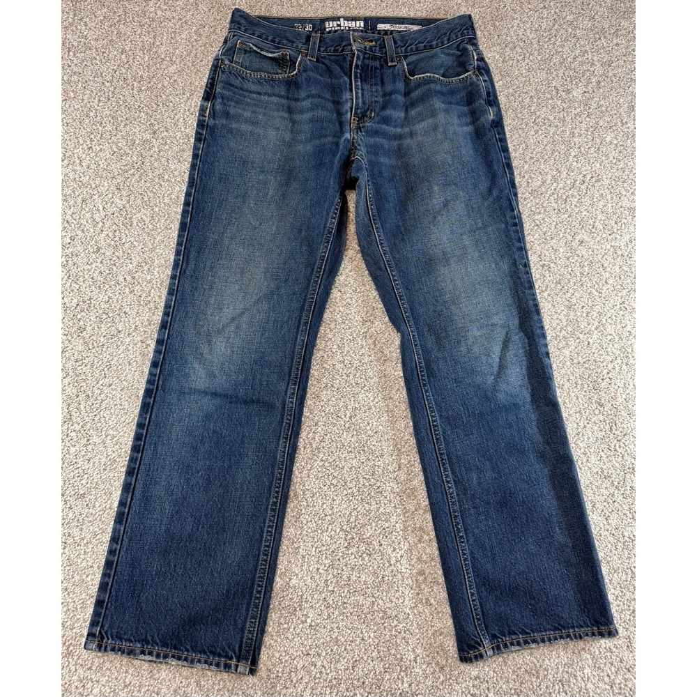 Urban Pipeline Jeans Mens 32x30 Blue Denim Straight Leg Medium Wash